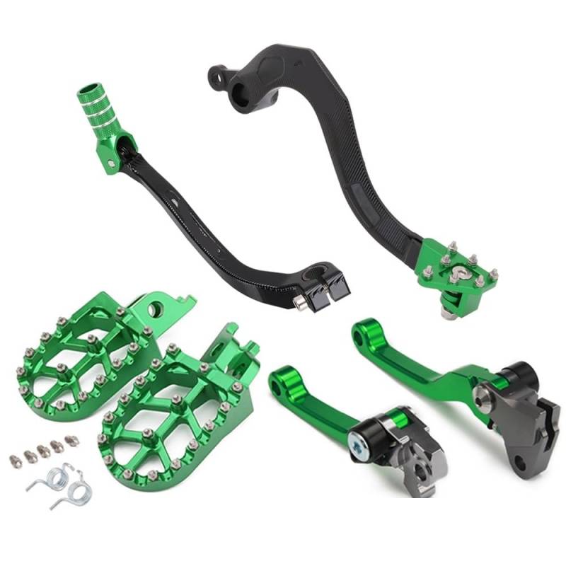 BIKKJBK Für Kaw&asaki KX250F 2006-2018 KX450F 2009-2018 Motorrad Shifter Shift Fuß Bremse Kupplung Pedal Hebel Fußrasten stützen Brems Kupplungshebel von BIKKJBK