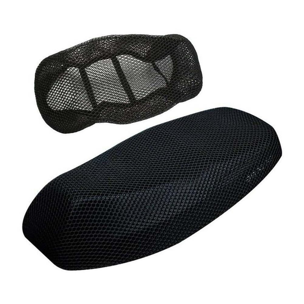 BIKKJBK Sitzabdeckung Kissen Motorrad Kissen Sitzbezug Mesh Protector Anti-Rutsch Kissen Mesh Net Atmungsaktive Mesh Sitzbezug Motorrad Zubehör von BIKKJBK