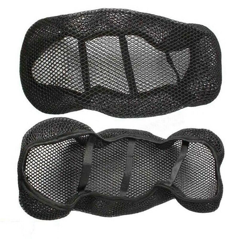 BIKKJBK Sitzabdeckung Kissen Polyester Spacer Mesh Motorrad Zubehör Motorrad Kissen Sitzbezug Mesh Protectorl Elektrische Fahrrad Atmungsaktiv von BIKKJBK