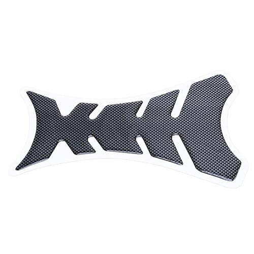 Carbon Fiber Motorrad Gas Öl Kraftstoff Tank Pad Schutz Aufkleber Aufkleber Für Für Ha&rley Für YA&MAHA Street Bike Universal Fishbone von BIKKJBK