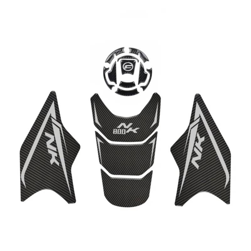 Für CF800NK CF 800 NK 800NK 2023 Motorrad Anti Slip Heizöl Tank Kappe Pad Seite Knie Grip Aufkleber Beschützer Aufkleber Pads von BIKKJBK