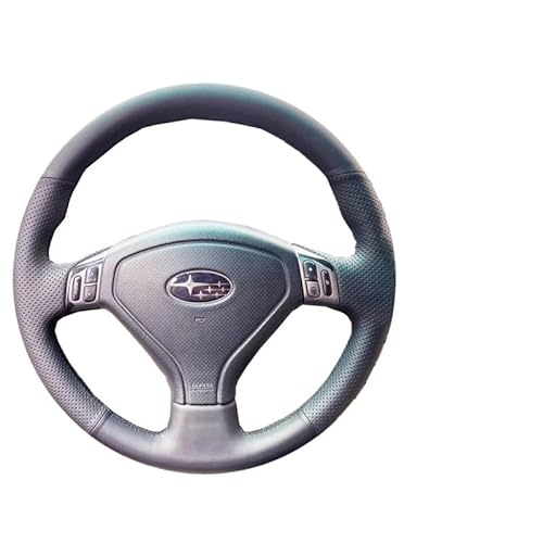 Lenkradschutz Geflochtene Autolenkradabdeckung für Subaru für Forester für Outback für Legacy 2005-2007 PU-Lenkradhülle Autozubehör Lenkradschutzhülle von BIKKJBK