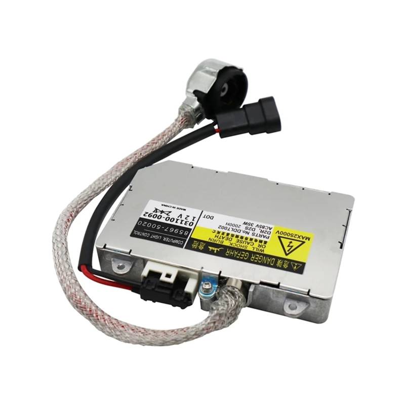 BILKAR Auto Xenon Vorschaltgerät Kompatibel Mit Toyota Für Sienna Xenon-HID-Scheinwerfer-Vorschaltgerät-Controller-Modul Xenon-Scheinwerfer-Vorschaltgerät-Steuergerät 85967-50020 DDLT002 von BILKAR