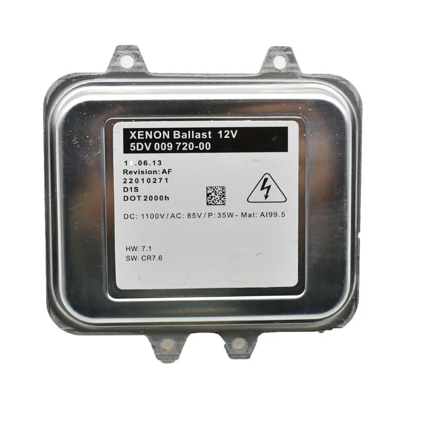 BILKAR Auto Xenon Vorschaltgerät Kompatibel Mit X5 E70 2010–2013 X6 E71 2008–2012 Xenon-Scheinwerfer-Vorschaltgerät Steuergerät Mit 5DV009720–00 5DV009 720 00 1232335 5DV00972000 von BILKAR