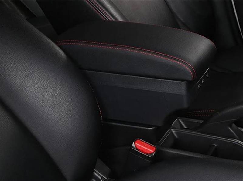 BILKAR Kompatibel Mit Captur 2018 2019 2020 2021 Auto-Armlehnenbox, Innenteile, Spezielle Nachrüstteile, Armlehnen-Aufbewahrungsbox Mit Getränkehalter, 7 USB Mittelarmlehne(color1) von BILKAR