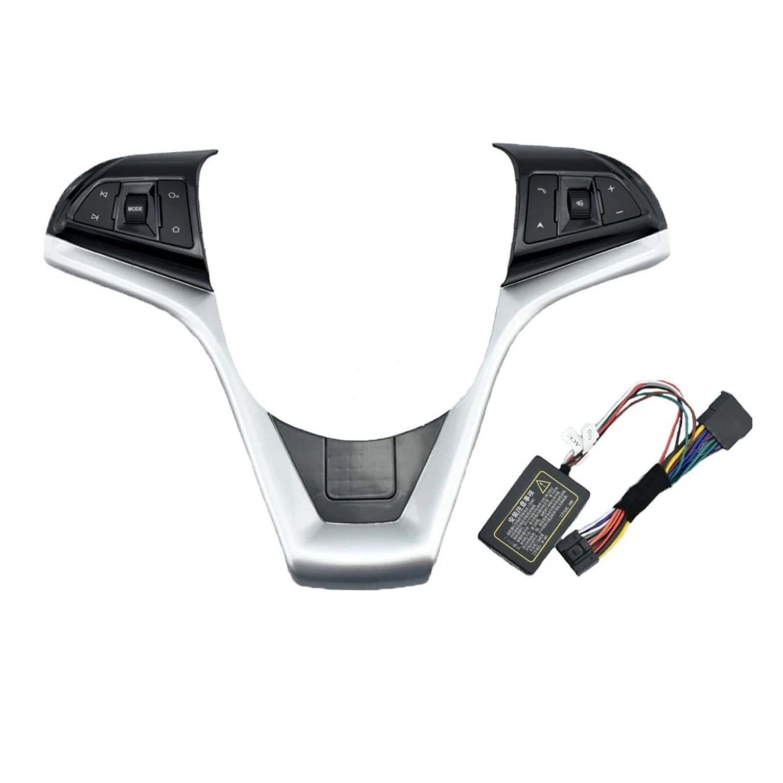 BILKAR Kompatibel Mit Chevrolet Für Cruze 2009 2010 2011 2012 2013 2014 Auto-Lenkrad-Lautstärke-Telefon-GPS-Funktionsfeld-Tastenschalter Lenkradschalter-Taste von BILKAR