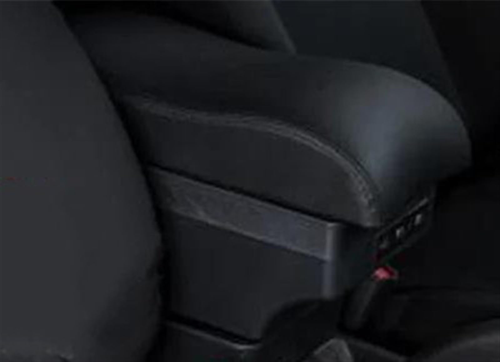 BILKAR Kompatibel Mit Citroen C3 C4 Auto, Verstellbarer Armlehnenbox-Schutz, Mittelkonsolen-Armlehnenverlängerung Mit 7 USB Mittelarmlehne(color1) von BILKAR