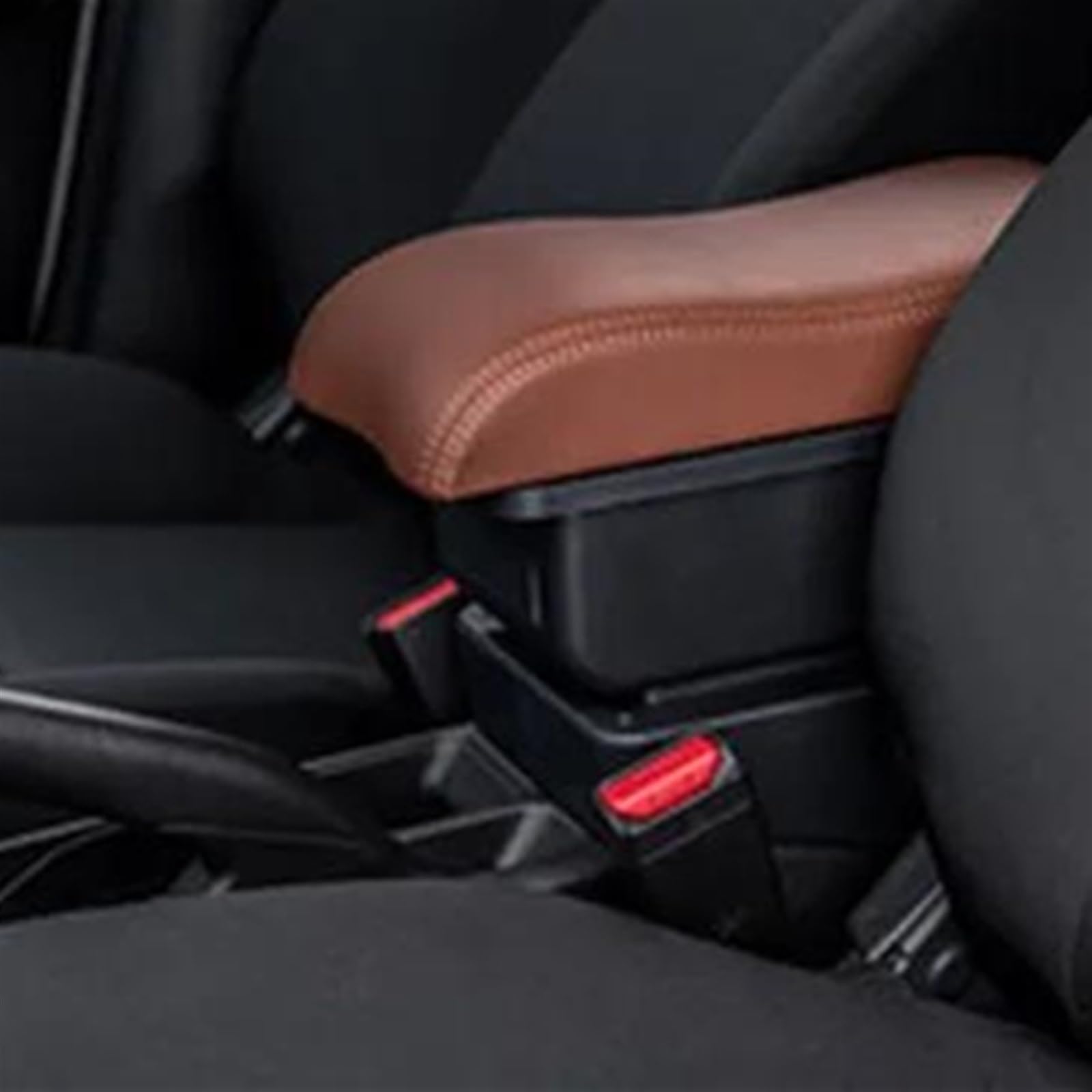 BILKAR Kompatibel Mit Ford Für Focus 3 Mk3 2011-2023 Auto-Armlehnenbox, Armlehnen-Aufbewahrungsbox, Mittelkonsole Mit Getränkehalter, USB-Ersatzteile Mittelarmlehne(6) von BILKAR