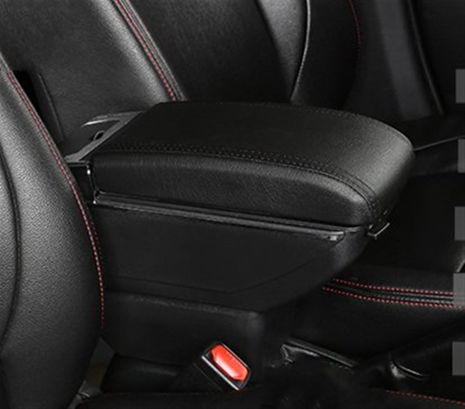 BILKAR Kompatibel Mit Mazda CX-3 2014 2015 2016 2017 2018 2019 Auto-Handlaufbox, Zweilagige Mittelkonsolen-Aufbewahrungsbox, Armlehne Mit Getränkehalter, 7 USB Mittelarmlehne(color1) von BILKAR