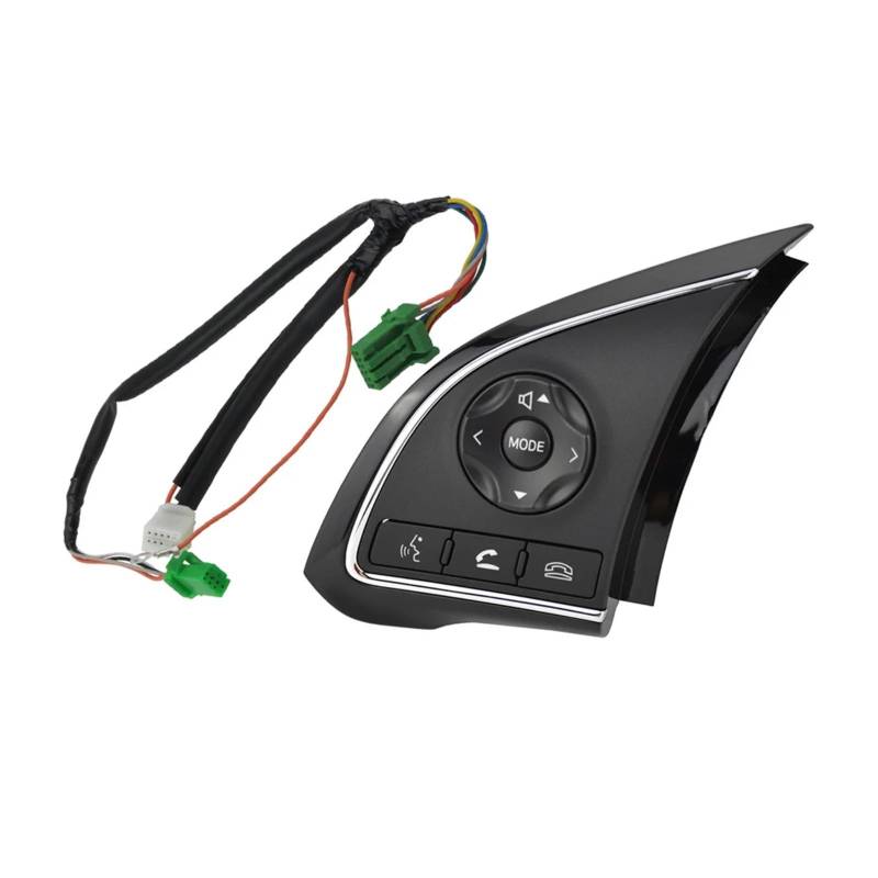 BILKAR Kompatibel Mit Mitsubishi Für Eclipse Für Cross 2016 2017 2018 2019 Autozubehör Lenkrad Radio Lautstärkeregler Schalter Knopf Teile Lenkradschalter-Taste(Left and Wire) von BILKAR