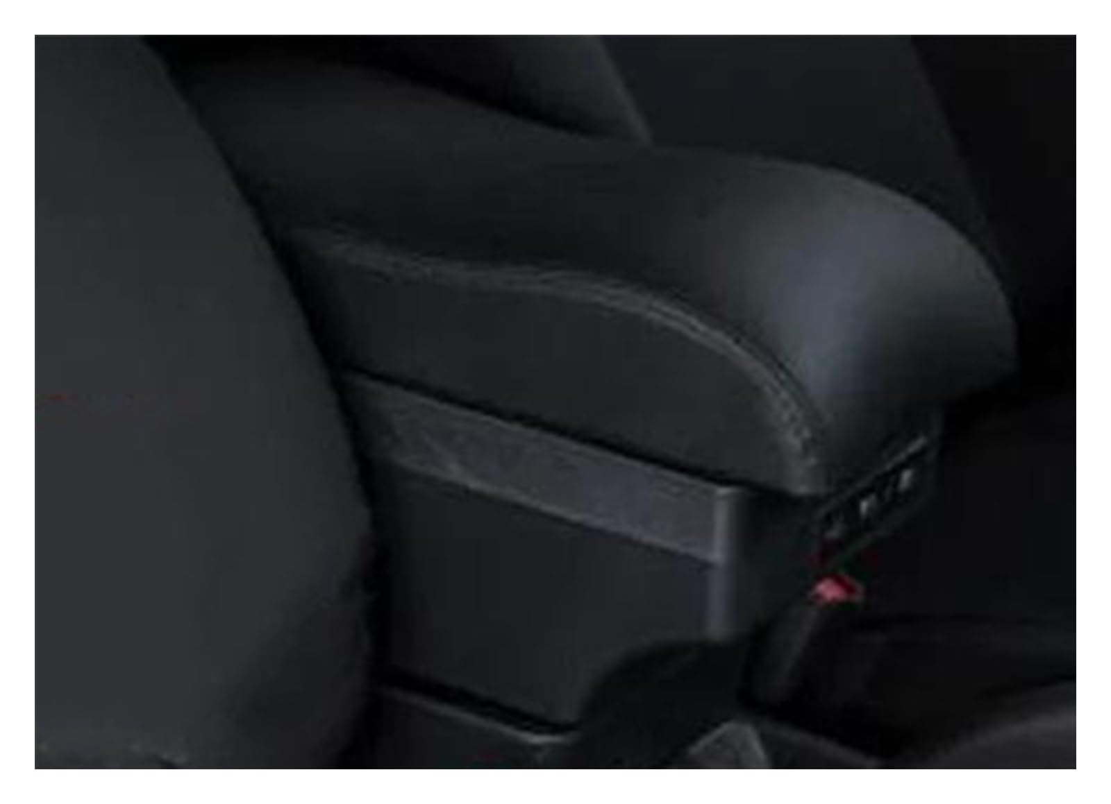 BILKAR Kompatibel Mit Skoda Für Fabia 3 III Für Combi Autokonsole Organizer Fach Aufbewahrungsbox Dekoration Doppelschicht Armlehnenbox Mittelarmlehne(3) von BILKAR