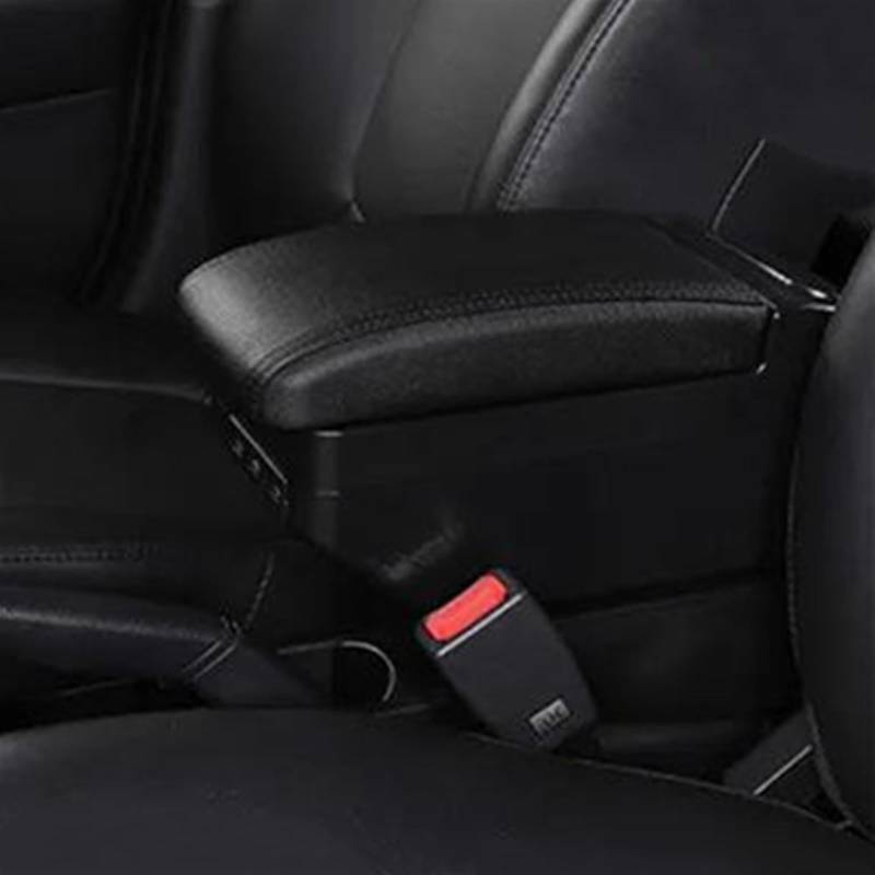 BILKAR Kompatibel Mit Suzuki Für Sx4 2007 2008 2009 2010 2011 2012 2013 Auto-Armlehnen-Armlehnenbox Mittelkonsole Aufbewahrungsbox Mit USB Mittelarmlehne(color1) von BILKAR