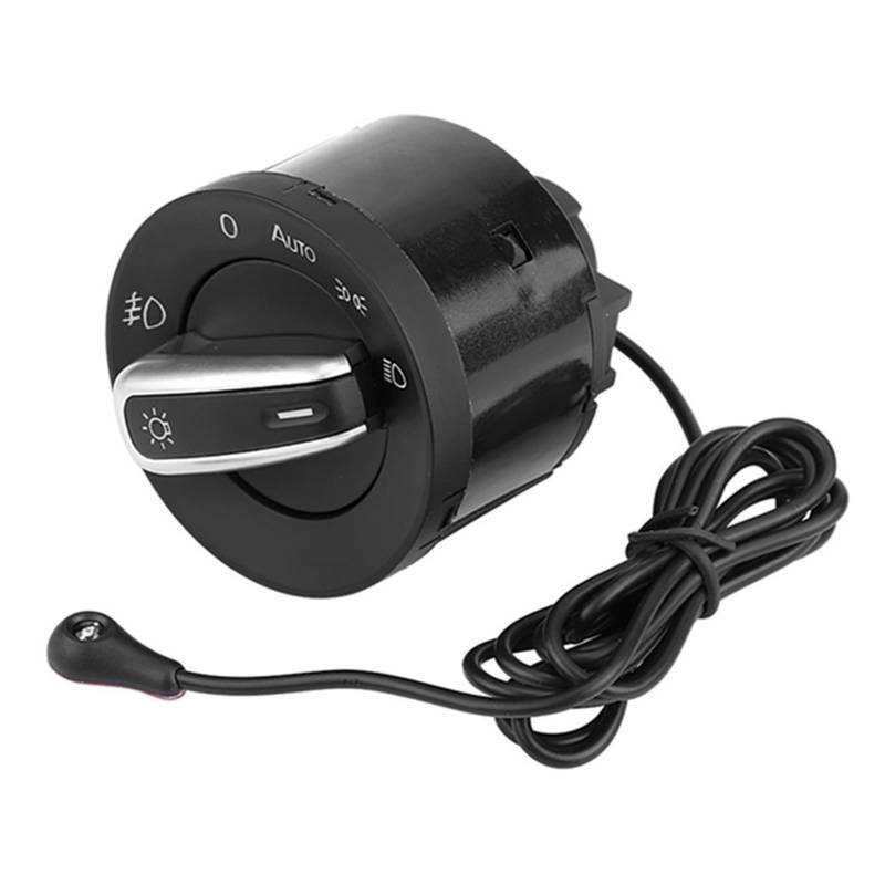 BILKAR Kompatibel Mit VW Für Touran Für Golf MK5 MK6 2004–2013. Scheinwerferschalter, Auto-Scheinwerferlampen-Steuerschalter, Sensor 5ND941431B Auto Lampenschalter von BILKAR