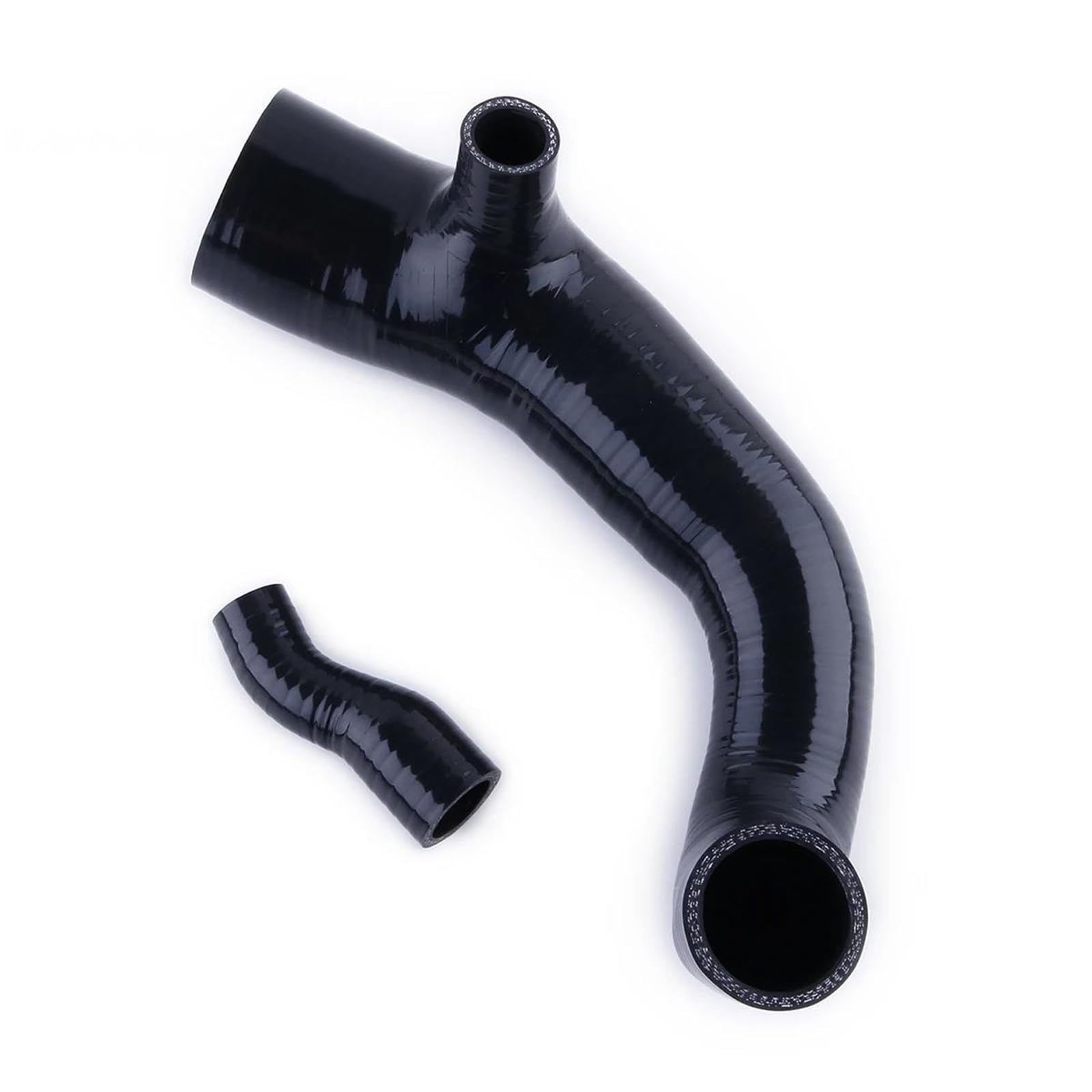 BILKAR Kühlwasserschlauch Kompatibel Mit Mini Für Cooper S Für R55 2008 2009 2010 R57 Cabrio 2009 2010 2011 R56 N14 Motoren Auto Silikon Lufteinlass Einlass Turboschlauch Kit(Black) von BILKAR