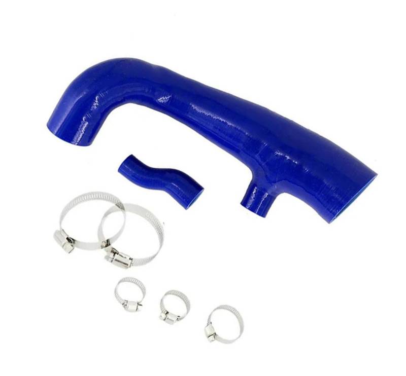 BILKAR Kühlwasserschlauch Kompatibel Mit Mini Für Cooper S Für R55 R56 R57 2007 2008 2009 2010 2011 2012 Für Turbo Mit N14-Motoren Autoteile Silikon-Ansaugschlauch Kühlerschläuche(Blue) von BILKAR