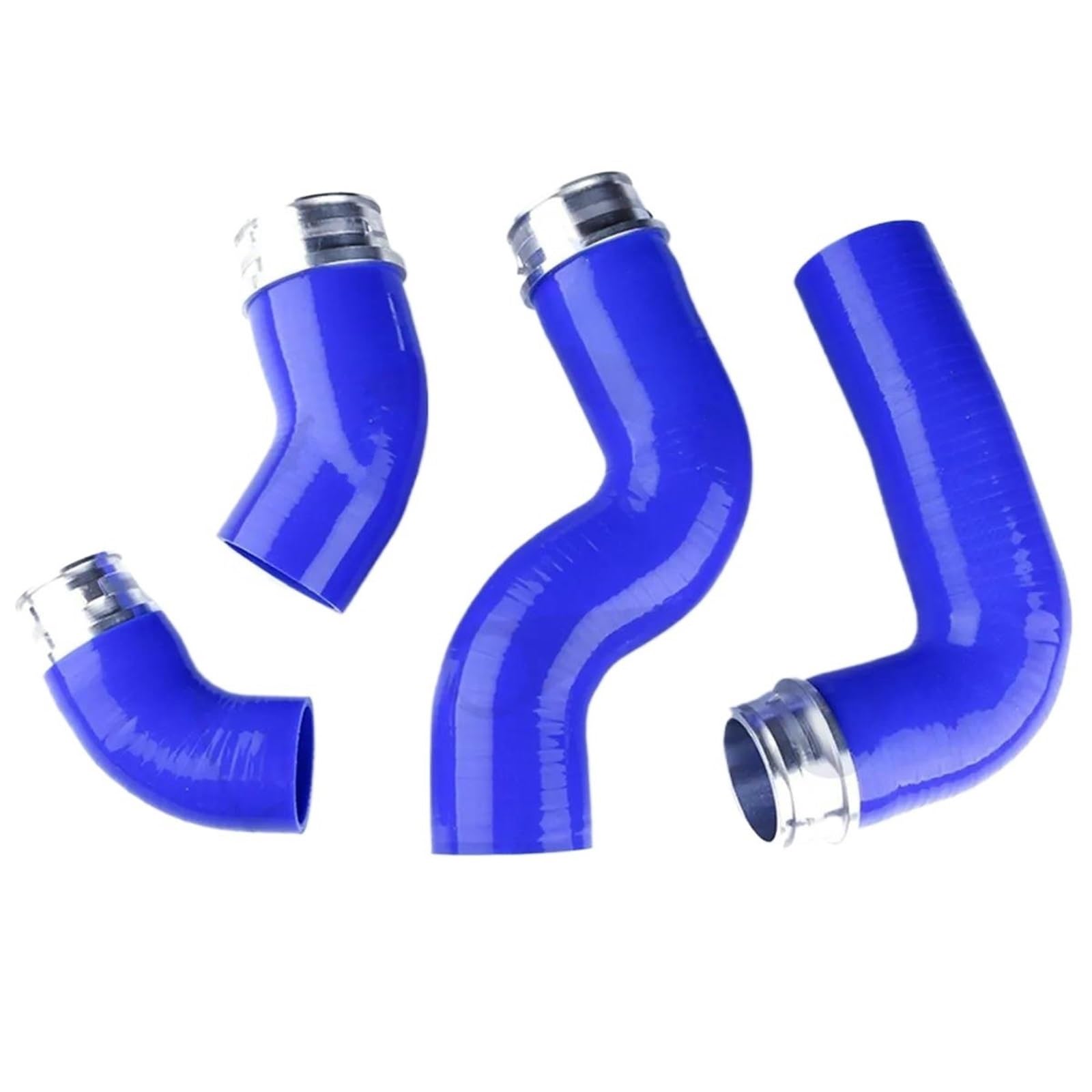 BILKAR Kühlwasserschlauch Kompatibel Mit VW Für Golf Für GTI MK5 Für J&etta Für GLI 2004 2005 2006 2007 2008 2009 Auto Air Für Turbo Intercooler Rohrschlauch Kühlerschläuche(Blue) von BILKAR