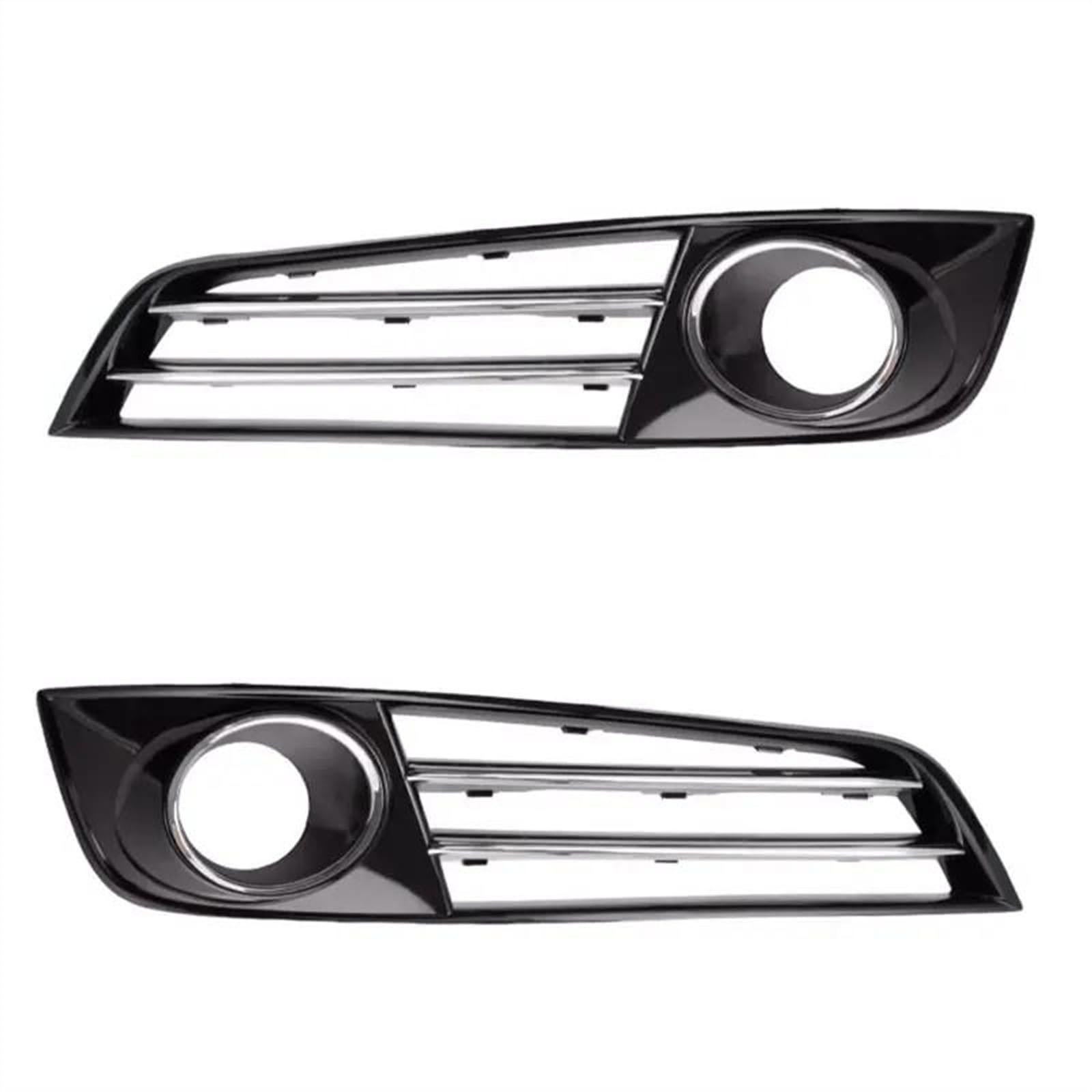 BILKAR Nebel Lampe Gitter Kompatibel Mit A8L A8 S8 D4 2010 2011 2012 2013 Auto Links Rechts Vorne Stoßstange Nebelscheinwerfer Kühlergrill Grillabdeckung Autozubehör(2,Pair) von BILKAR