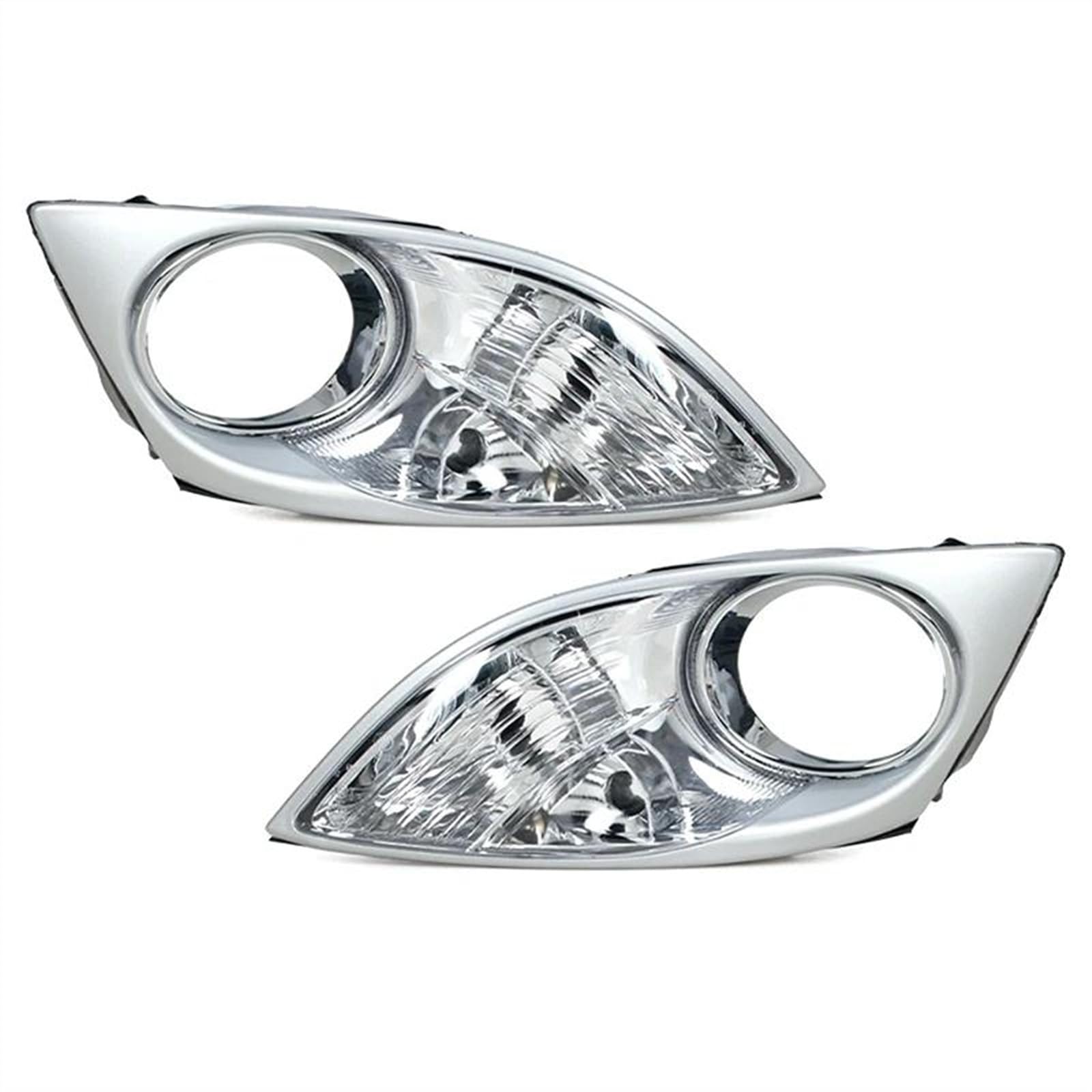 BILKAR Nebel Lampe Gitter Kompatibel Mit Mazda CX7 2009 2010 2011, Auto-Frontstoßstange, Nebelscheinwerfer-Abdeckung, Blinker, Nebelscheinwerfer, Kühlergrill, Rahmen, Dekoration, Zubehör(Pair) von BILKAR