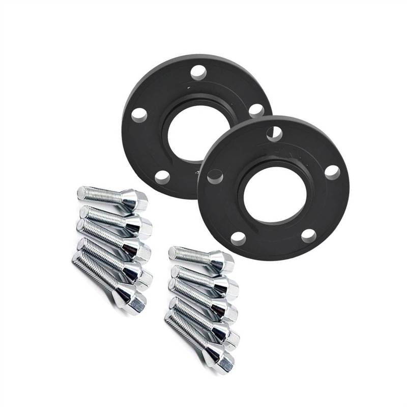 BILKAR Rad Spurverbreiterungen Kompatibel Mit 6er-Serie E24 E63 E64 633i, 635i, 645ci, 650i, M6, 2 Stück Auto-Spurverbreiterungen, Adapter-Abscheider 5 X 120, 72,6 Mm(15mm M14x1.5x40mm) von BILKAR