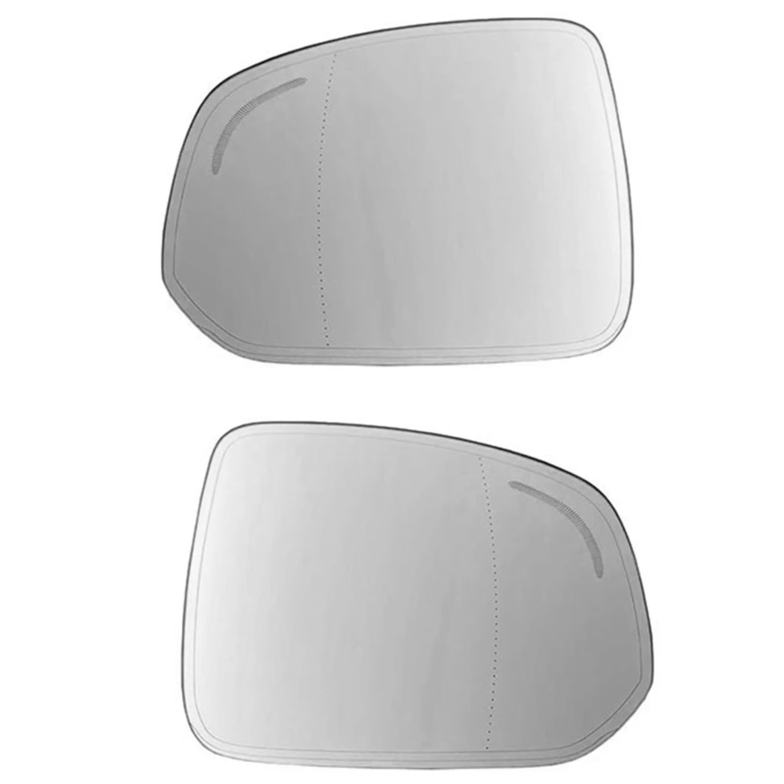 BILKAR Seitenspiegelglas Kompatibel Mit Volvo Für Xc90 2015 2016 2017 2018 2019 2020 2021 2022 Auto Links/Rechts Beheiztes Rückspiegelglas 31395528(Pair) von BILKAR