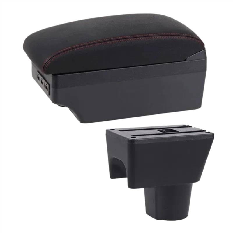 Kompatibel Mit Dacia Für Duster 2 2010 2011 2012 2013 2014 2015 2016 2017 2018 2019 Auto-Handlaufbox Armlehne Konsolenaufbewahrung USB-Zubehör Mittelarmlehne(2) von BILKAR