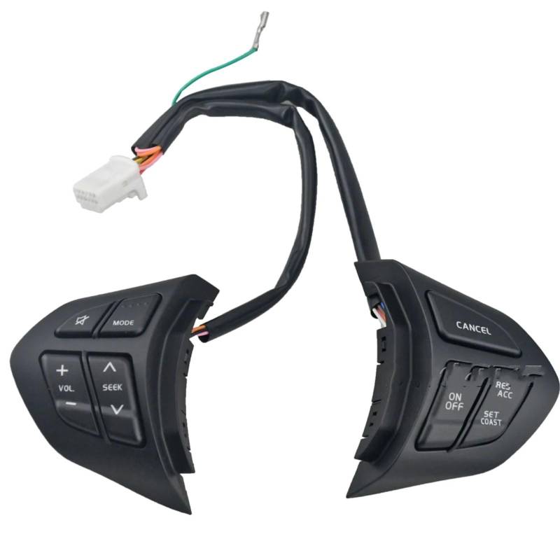 Kompatibel Mit Suzuki Für Grand Für Vitara 2005 2006 2007 2008 2009 2010 2011 2012 2013 2014 2015 Autozubehör Lenkrad Tempomat Schalter Audio Lautstärketaste Tasten Lenkradschalter-Taste(color1) von BILKAR