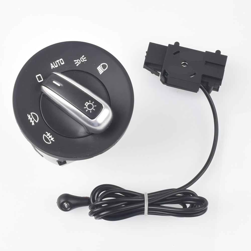 Kompatibel Mit VW Für Sharan Für Passat Für B5 Für B5.5 Für Polo 9N / 9N3 1999 2000 2001 Auto Licht Schalter Auto Sensor 1C0941531A Auto Lampenschalter von BILKAR