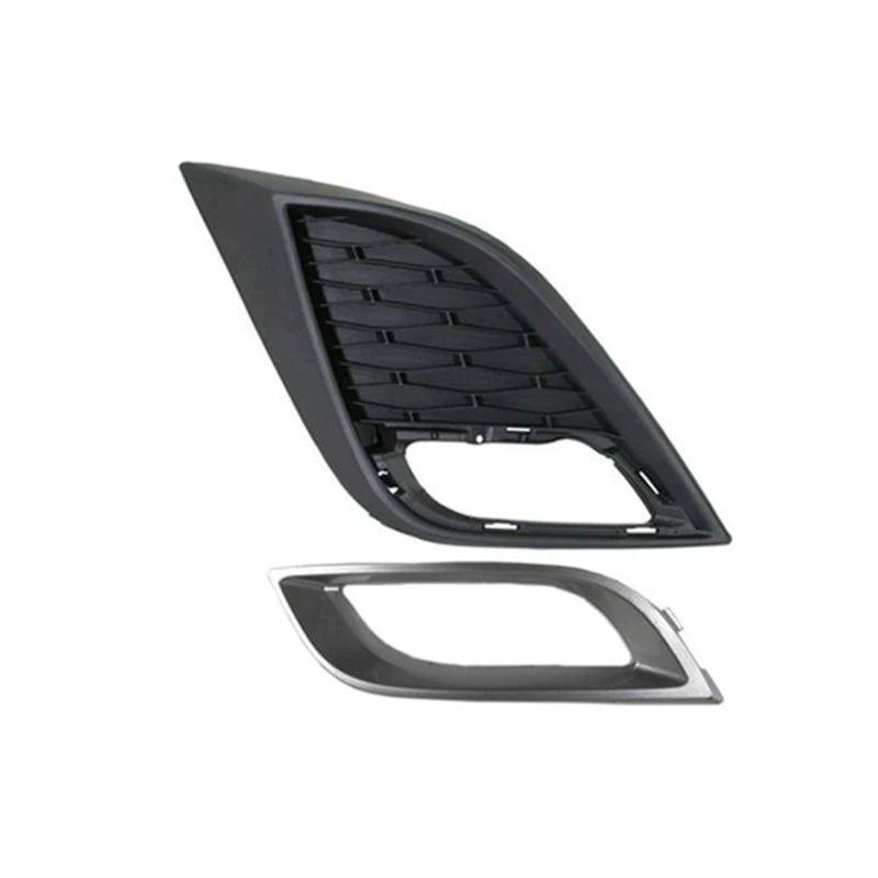 Nebel Lampe Gitter Kompatibel Mit Mazda 3 2010 2011 Auto-Frontstoßstange, Nebelscheinwerfer-Gitter, Nebelscheinwerfer-Grill-Abdeckung Mit Rahmen, Nebelscheinwerfer-Abdeckung, Dekorationsteile(Right) von BILKAR