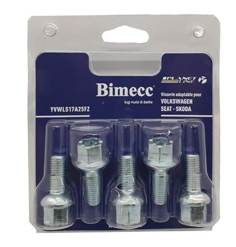 5x BIMECC Radschraube YVWLS17A25FZ 45.7mm von BIMECC