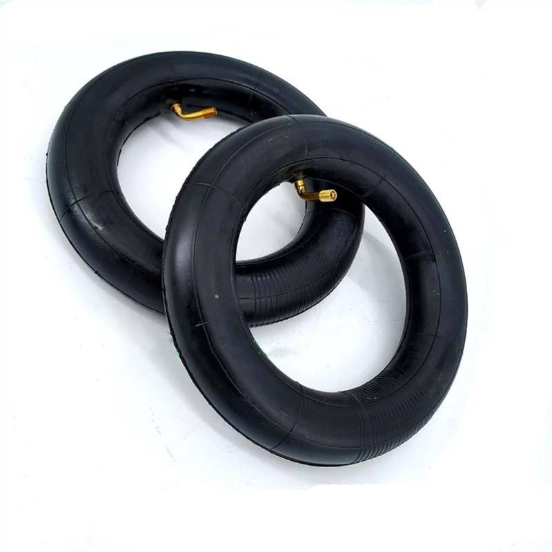 Inner Tube,Verdickt Schlauch Scooter Reifen 10-Zoll-Innenreifen 10x2.50 Innenrohr mit gebogenem Ventil for elektrische Roller Bilanzscheiben Zubehör (Color : 10x2.50 90) von BINCIBH