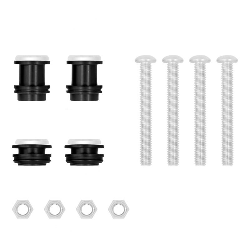 Einfach zu installierendes Gepäckträger-Docking-Set, abnehmbare Sissys Stangen-Set, Korrosionen, Motorradteil, passend für XL883 von BINGGA