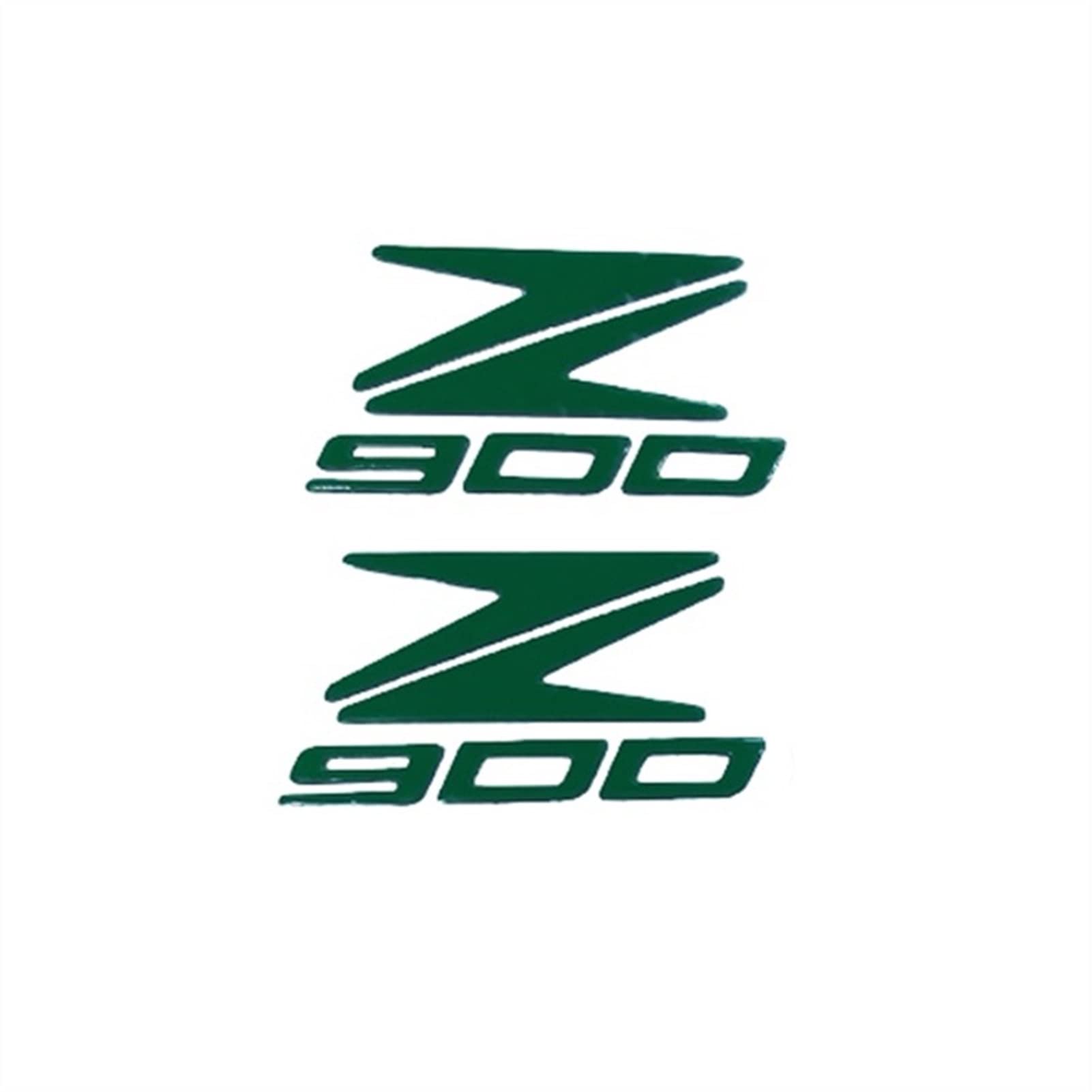 Motorrad 3D Emblem Abzeichen Aufkleber Tank Rad Z900 Aufkleber Weiche Reflektierende Abziehbilder Aufkleber for Ninja Z900 Z 900 (Color : Green) von BINGYUAN