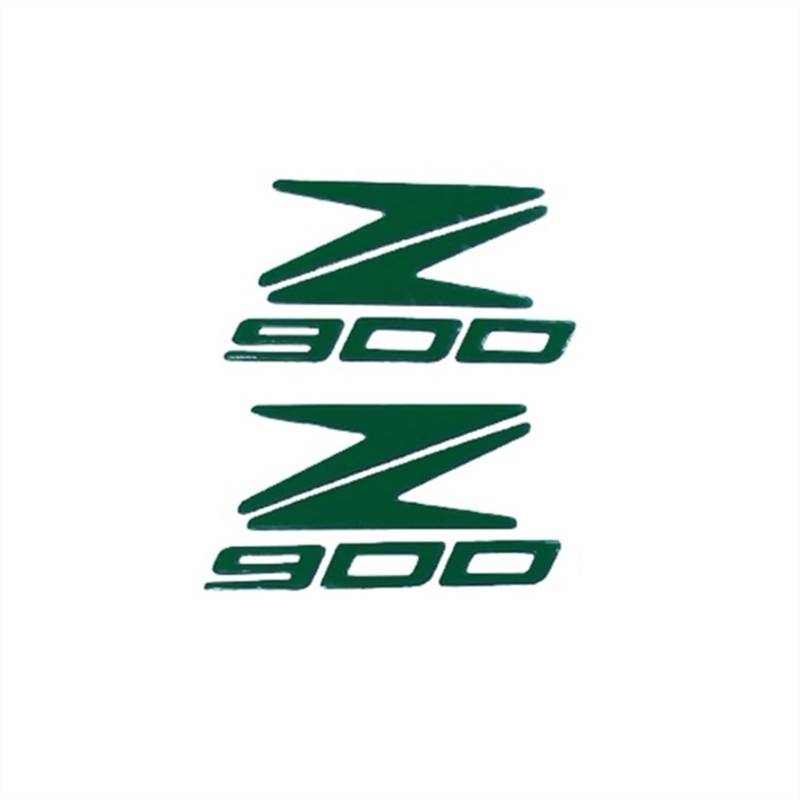 Motorrad 3D Emblem Abzeichen Aufkleber Tank Rad Z900 Aufkleber Weiche Reflektierende Abziehbilder Aufkleber for Ninja Z900 Z 900 (Color : Green) von BINGYUAN