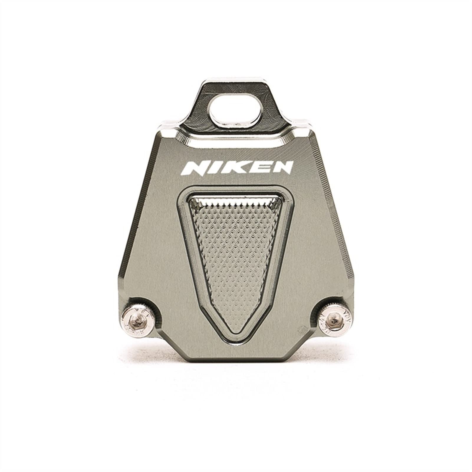 Motorrad CNC Key Cover Case Shell for Niken 2018-2022 Niken GT Nikengt 2019-2022 (Color : Grey) von BINGYUAN