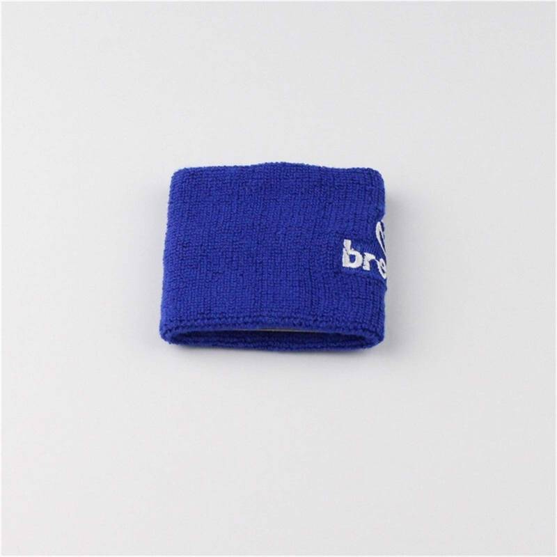 Motorradbremse Reservoir Abdeckung Socke Hülse JDM Style Reservoir Bremskupplung Öltank Cap Socke (Color : Brem Blue) von BINGYUAN