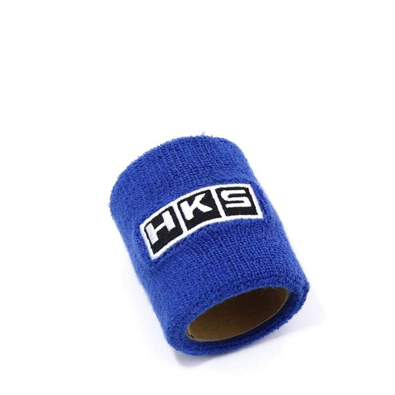 Motorradbremse Reservoir Abdeckung Socke Hülse JDM Style Reservoir Bremskupplung Öltank Cap Socke (Color : Hks Blue) von BINGYUAN