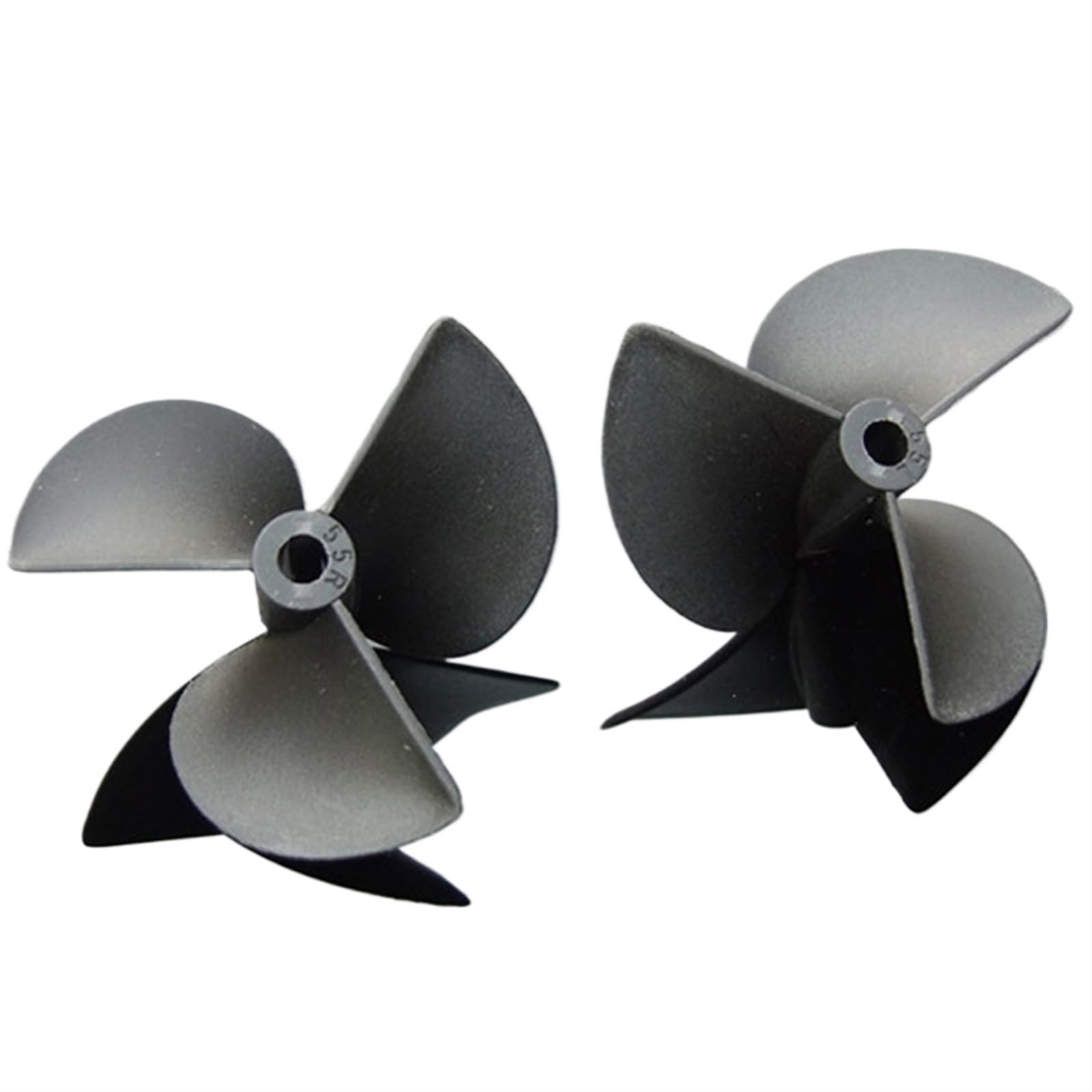 BIPANO 2 Paar CW CCW Nylonpropeller, for RC-Modell-Elektroboot, Doppelmotoren, 3-Blatt-Requisiten, Paddel, 3 x 35 mm, 4 x 36 mm, 4,8 x 55 mm RC-Bootspropeller aus Aluminiumlegierung(3x35mm) von BIPANO