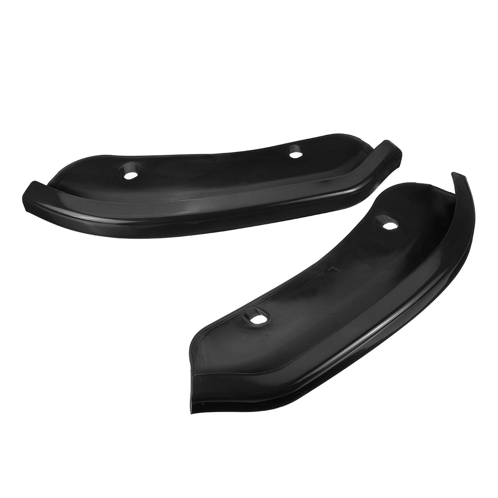 BIPANO 2-teiliges Auto-Frontstoßstangen-Lippensplitter-Schutz-Diffusor-Spoiler-Seitenschutzabdeckung, for Dodge, Challenger SRT Scat Pack 2015-2020 Stoßstangenhalterung(Black) von BIPANO