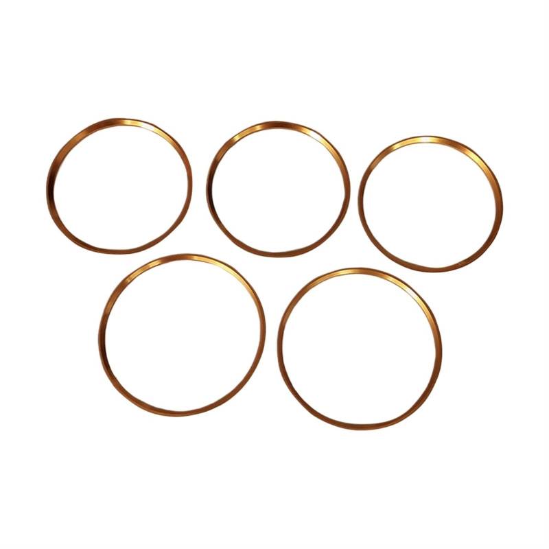 BIPANO 5Pcs Auto Auto Klimaanlage Vent Outlet Aufkleber Knopf Trim Abdeckung Dekoration Ring for AB CLA GLA 180 200 220 260 Entlüftungsringabdeckung aus Aluminiumlegierung(Color:Gold) von BIPANO