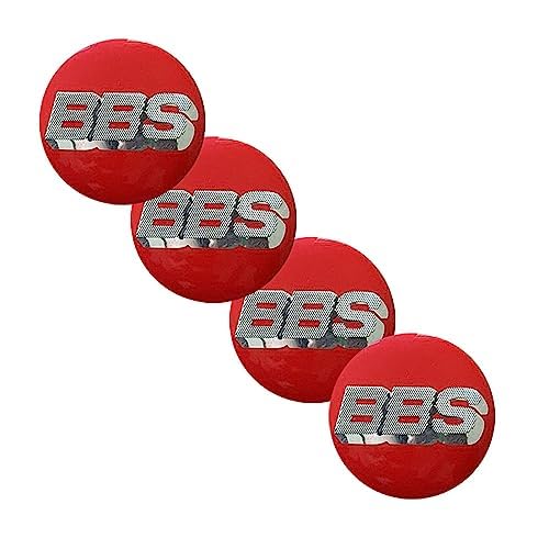 4 Stück Auto Nabendeckel für BBS 70MM, Nabenkappen mit Logo Radnabenkappen Wasserdicht Staubdicht Anti Rost Felgendeckel Auto Accessoires, B Red von BIRNN