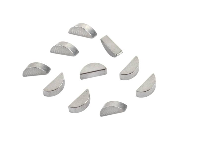 10x Scheibenfeder, Halbmond 3 x 3,7mm für Kurbelwelle und Schwungscheibe, Polrad alle Simson S50 S51 S70 S53 S83 SR50 SR80 KR51 SR4, Vogelserie, Schwalbe von BISOMO