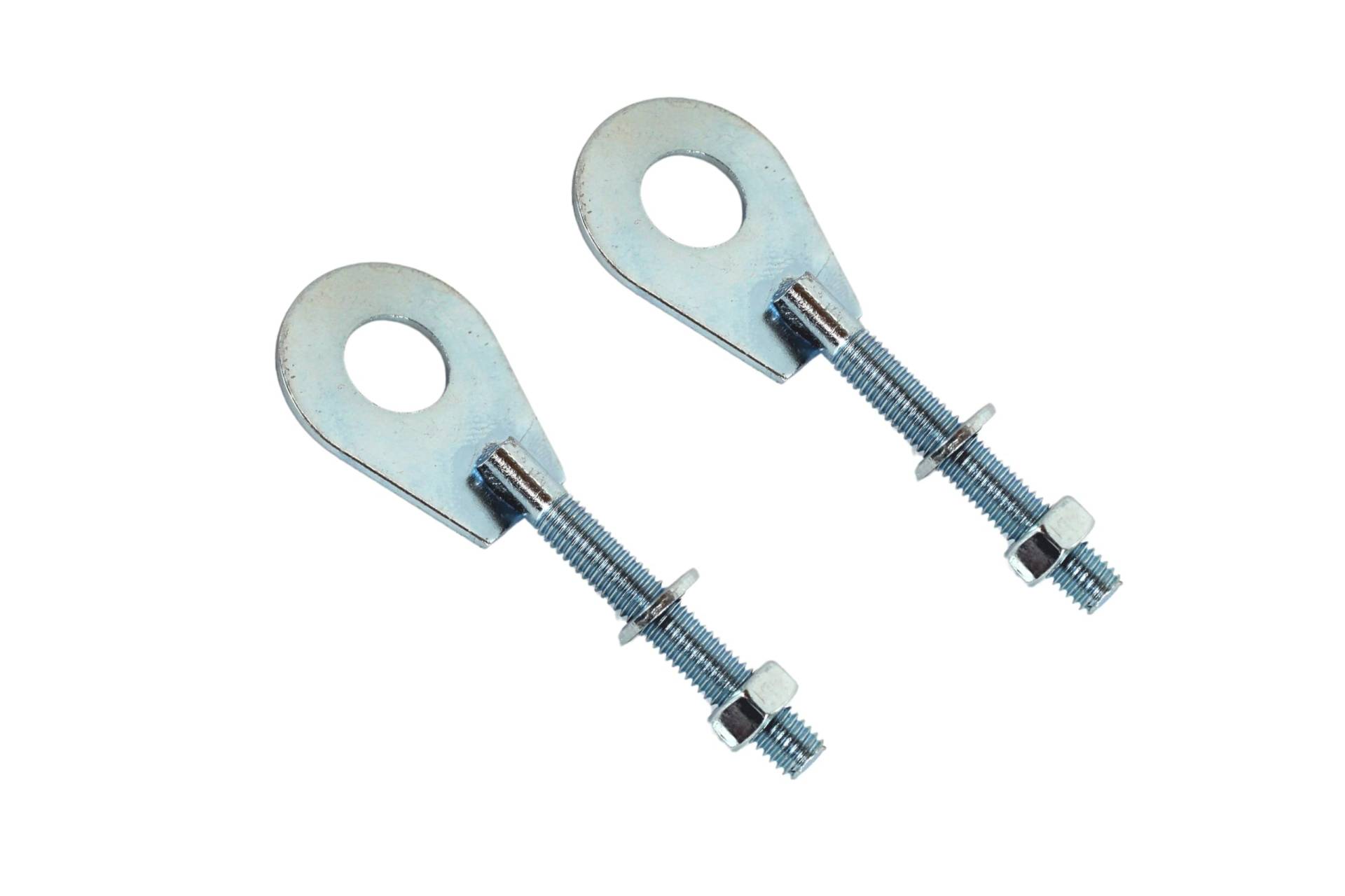 2x Kettenspanner, verzinkt für Simson S50, S51, S53, S70, KR51 Schwalbe, SR4-1 Spatz, SR4-2 Star, SR4-3 Sperber, SR4-4 Habicht, SR50 SR80 Roller von BISOMO