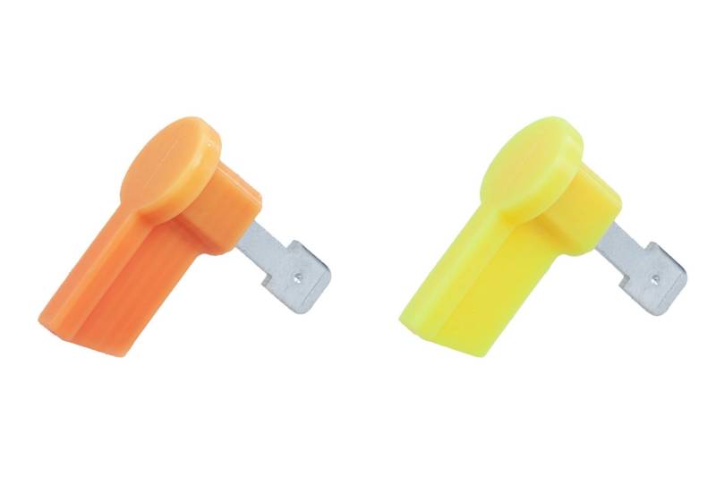 Farbiger Zündschlüssel für Simson S51, S50, S70, SR4, KR51 mit Farbwechsel, Temperaturwechsel Orange-Gelb, Lila-Pink, Grün-Gelb, Glow (Orange - Gelb) von BISOMO