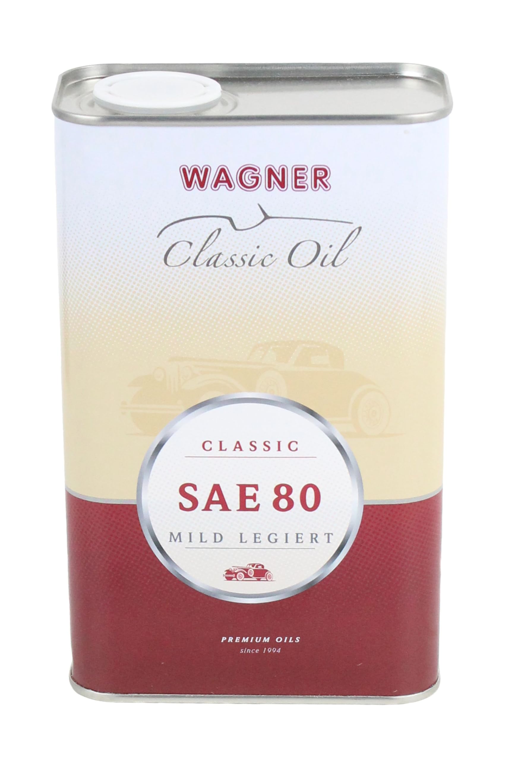 Getriebeöl Classic Oil Wagner SAE 80 Oldtimer Mild Legiert 1L dickes Öl speziell für Oldtimer Motorrad Simson von BISOMO