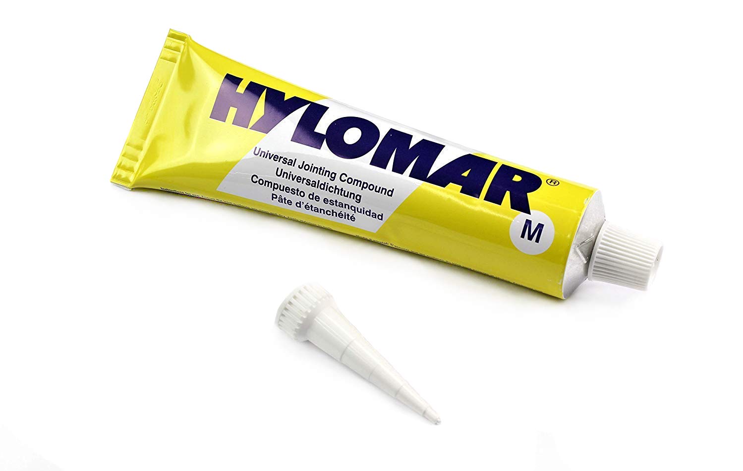 Hylomar M Dichtmasse - die dauerplastische Universaldichtmasse - 80 ml Tube inkl. Dosiertülle von BISOMO