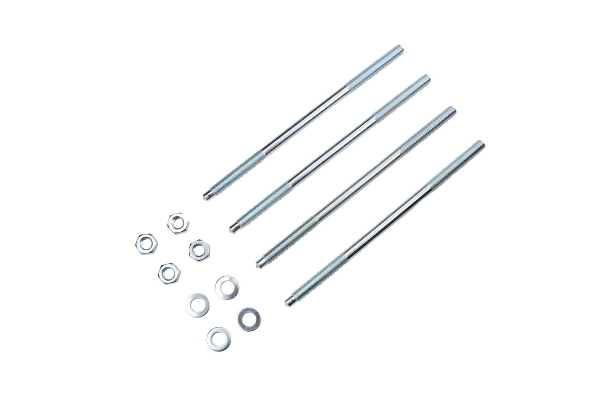 SET 4x Zuganker Stehbolzen - M 6 x 130 mm für Zylinder - Zylinderkopf Simson von BISOMO