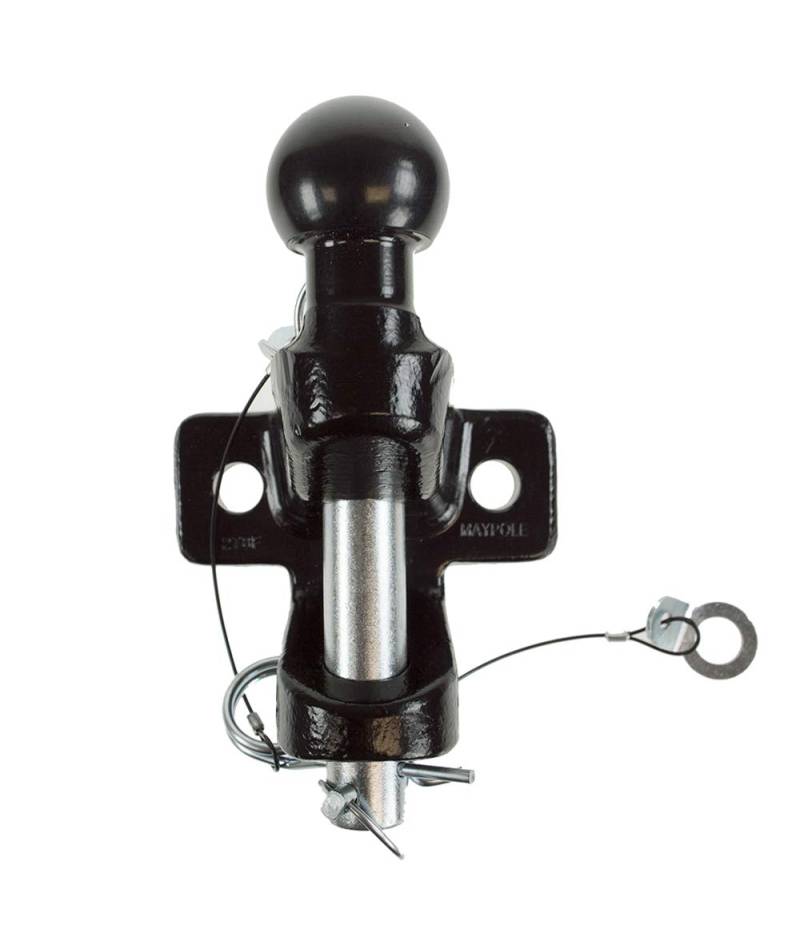 BITS4REASONS Maypole NEUES Modell MP87 50MM Ball UND PIN Hitch - SCHWARZ von BITS4REASONS