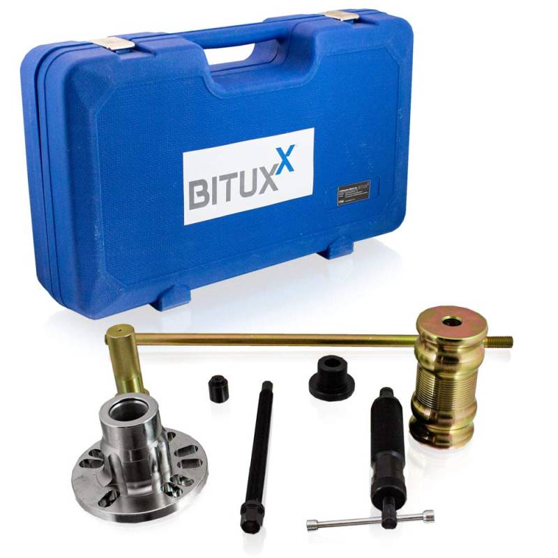 BITUXX® 3in1 Radlager Hydraulischer Abzieher Werkzeug Satz KFZ Radnaben Antriebswellen Ausdrücker Set von BITUXX