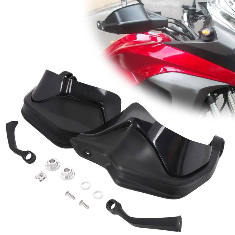 BIUGERCN Handschützer Motorrad Handschutz Handprotektoren ABS Kunststoff für Crossrunner 800 VFR800X Crossrunner Schwarz von BIUGERCN