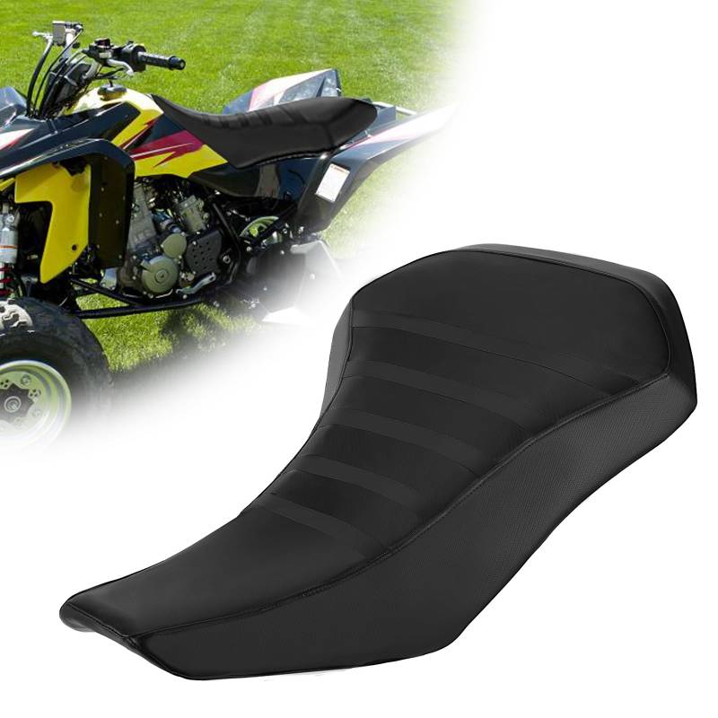 BIUGERCN Motorrad Sitzbezug Universal ATV Sitzkissenbezug QUAD Sitzkissenbezug Universal für LTZ400 LTZ 400 Quadsport Z400 Schwarz von BIUGERCN